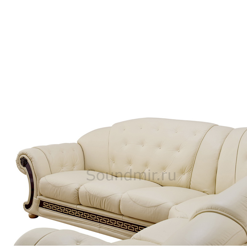 Meubiliar Classic Versace угловой диван белый правый